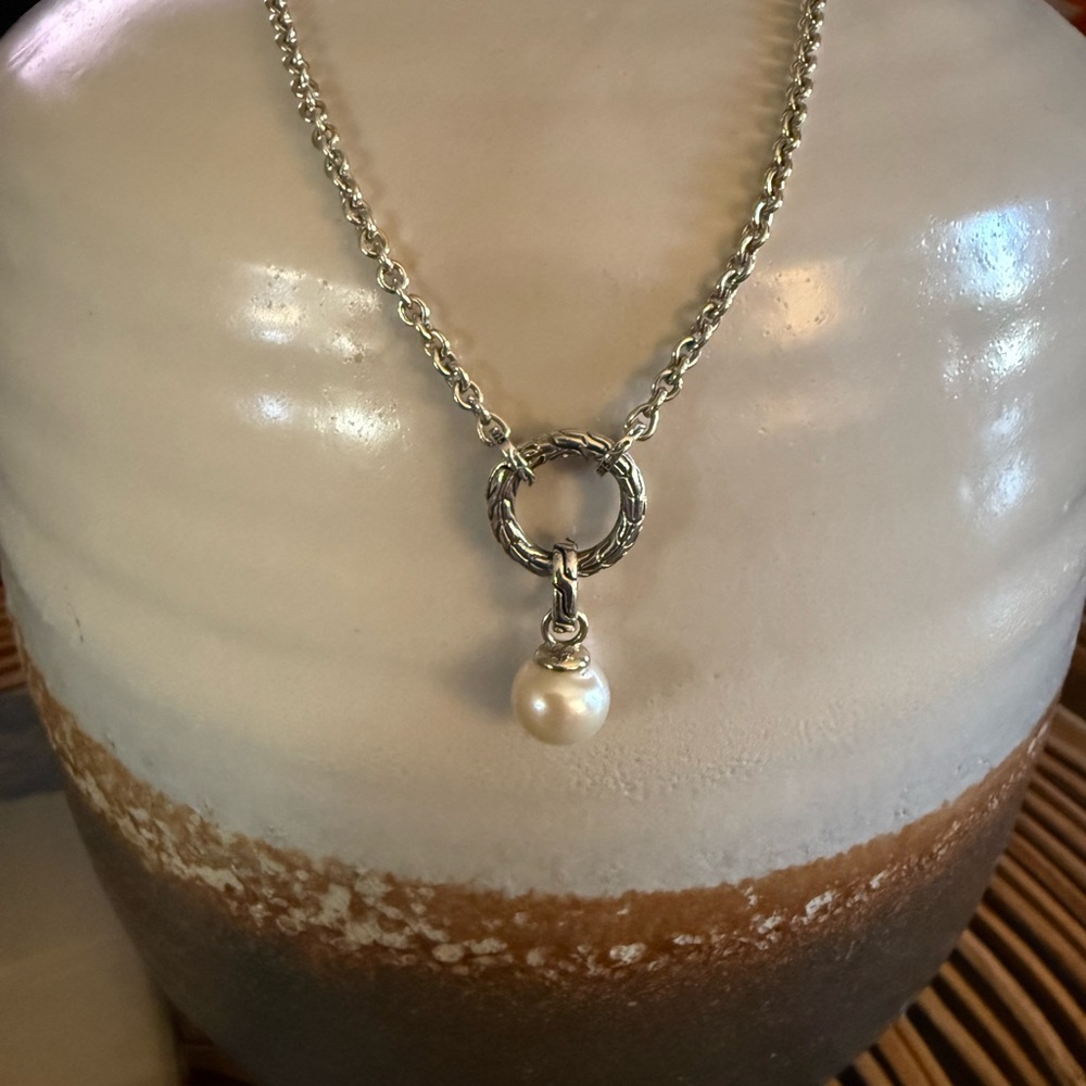 John Hardy Classic Chain Keyring Necklace with Hinge to Wear With/Without Charms - Picture 5 of 17